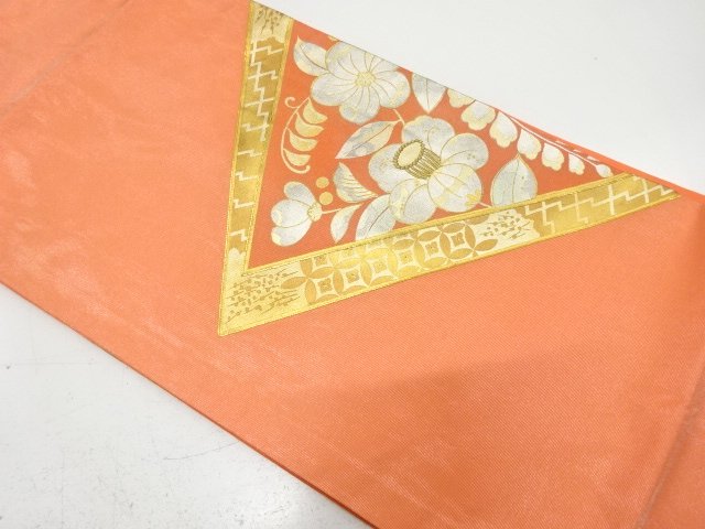 JAPANESE NAGOYA OBI / GIN-TOSHI / EMBROIDERY / TSUJIGAHANA